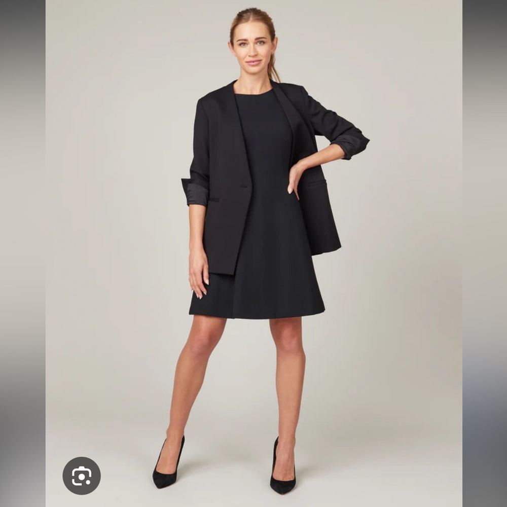 NWT🖤Spanx small Perfect Collarless Blazer black timeless